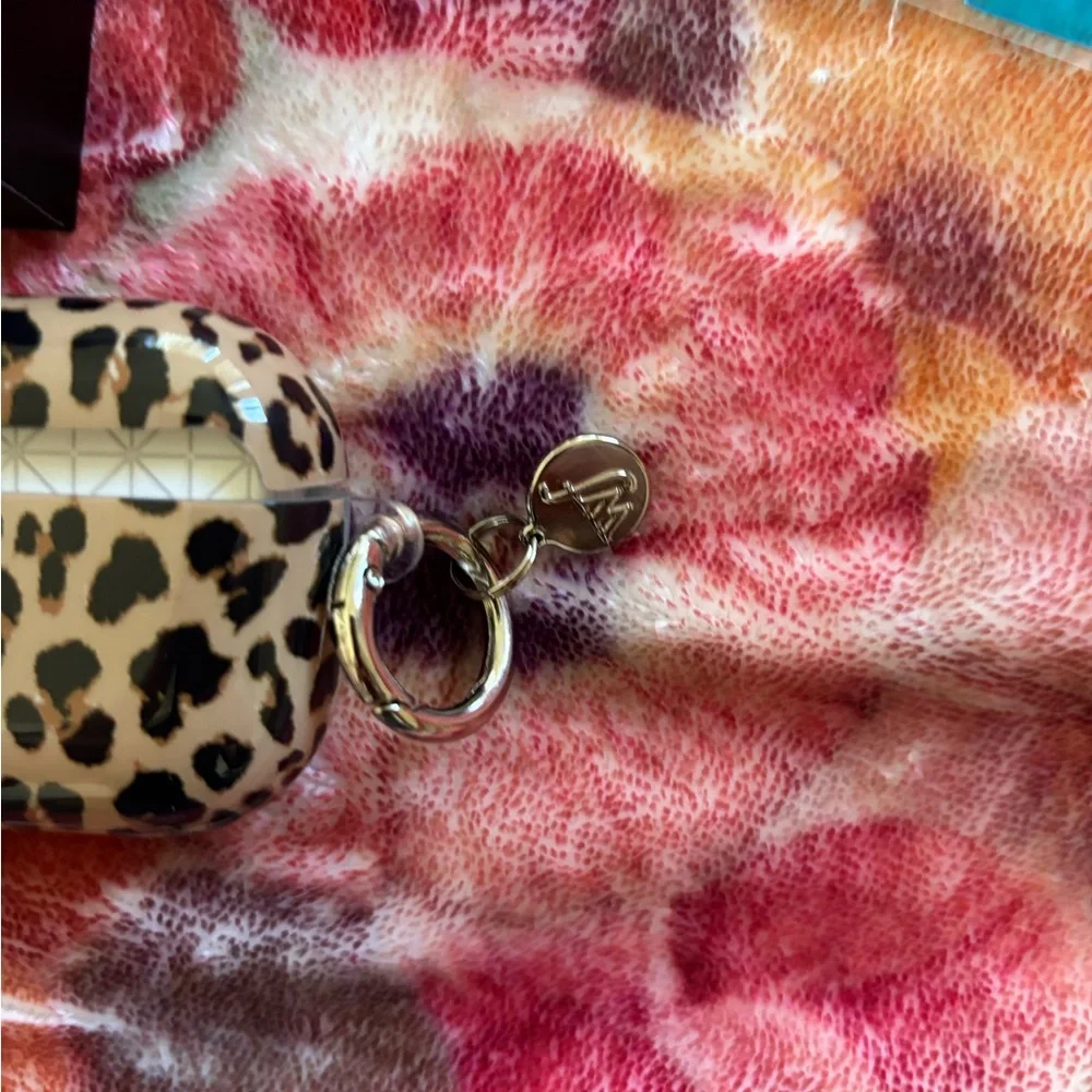 Wildflowers Leopard Print AirPods Case